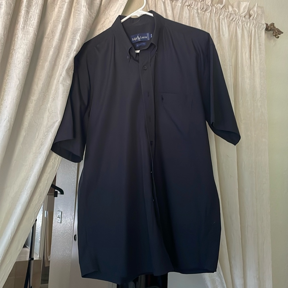 Men’s black Ralph Lauren shirt